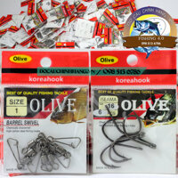 Lưỡi Câu,Khóa Link OLIVE - Lưỡi Hi-Carbon - Korea