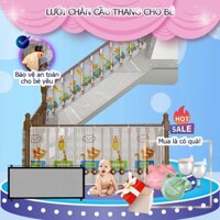 lưới chắn cầu thang cho bé- lưới chắn ban công - thanh chặn cầu thang bảo vệ bé