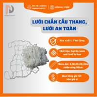Lưới chắn cầu thang, lưới an toàn cho bé sợi Dù mắt lưới 5x5cm nhiều kích thước (TẶNG KÈM DÂY BUỘC)