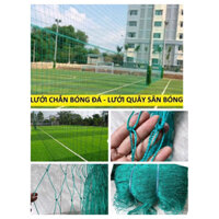 LƯỚI CHẮN SÂN BÓNG ĐÁ BÓNG CHUYỀN LƯỚI GIÀN CÂY LEO MÀU XANH NGỌC KHỔ 5M/6M