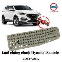 Lưới chống chuột Hyundai Santafe 2012-2017, tấm chắn chuột khoang lái Santafe bền đẹp, an toàn và cần thiết.