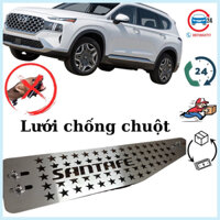 Lưới chống chuột ô tô Hyundai Santafe 2021-2025, tấm chắn chuột khoang lái Santafe bền đẹp hiệu quả và dễ lắp đặt