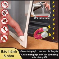 Lưới Chống Muỗi Từ Tính Vô Hình Màu Xám Có Thể Giặt Lại Với Khung Từ Tính DIY