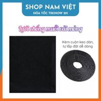 Lưới Chống Muỗi Vải Mỏng, Rèm Chống Côn Trùng Tự Lắp - Lưới đen 1.52m