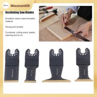 Lưỡi công cụ dao động Thép carbon lưỡng kim bền kéo dài đa chức năng Saw Ti mạ để cắt gỗ 【Wisconsin059】