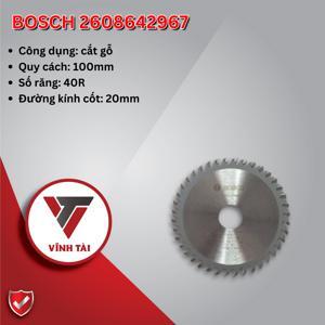 Lưỡi cưa gỗ 100mm T40 Bosch 2608642967