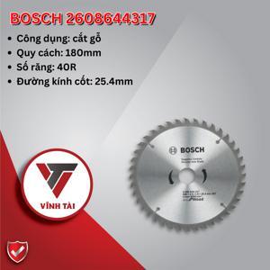 Lưỡi cưa gỗ 40 răng Bosch 2608644317 180x25.4mm