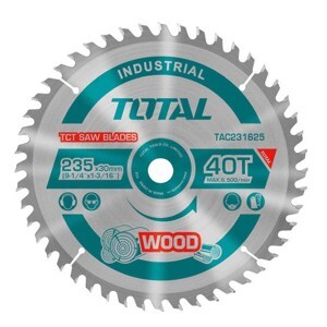 Lưỡi cưa gỗ hợp kim TCT 230mm Total TAC2311143T