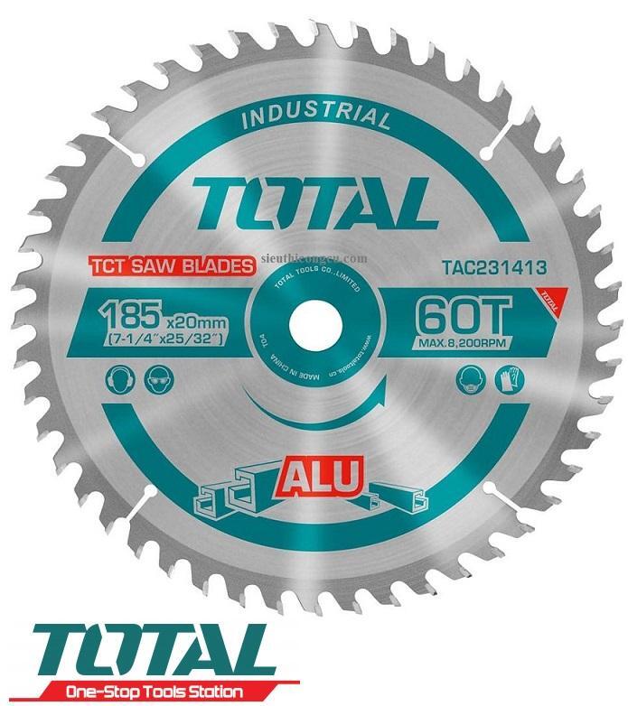 Lưỡi cưa gỗ TCT Total TAC231341 - 160mm, 24 răng