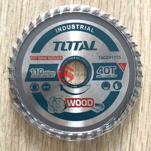 Lưỡi cưa hợp kim TCT 40 răng Total TAC231115, 100mm