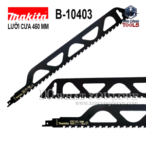 Lưỡi cưa kiếm cắt bê tông 455mm Makita B-10403 (Vĩ 1 lưỡi)
