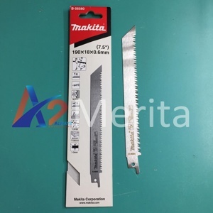 Lưỡi cưa kiếm cắt gỗ xanh, gỗ 190x0.6x8.5mm Makita B-56580 (1 lưỡi/bộ)