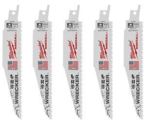 Lưỡi cưa kiếm đá năng WRECKER T8-150.24mm ( Bộ 5 lưỡi )  48-00-5701