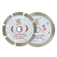 Lưỡi cưa kim cương Changli vua cắt khô 114 tấm đá sắc nét tấm cắt đá granite lưỡi dao bằng đá cẩm thạch có rãnh lưỡi cắt sắt lưỡi cưa cắt sắt Lưỡi cắt sắt