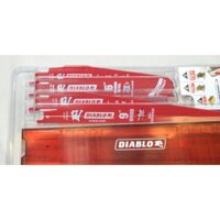 Lưỡi cưa pittông  cưa kiếm  vỉ  6 lưỡi : 6 “ và 9 “ - DIABLO