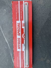 Lưỡi cưa sắt cắt ống nhựa 2 mặt Tiệp MYROS SPECIAL CHÍNH HÃNG 30cm, 300mm, 12", cưa đa năng