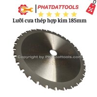 Lưỡi cưa thép hợp kim D185mm 32 răng - Cắt sắt không ba via,không tóe lửa