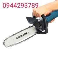 Lưỡi cưa xích gắn máy mài cầm tay CHAIN SAW có bình tra dầu tự động