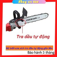 Lưỡi cưa xích gắn máy mài cầm tay tra dầu tự động