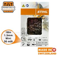 Lưỡi cưa xích STIHL 18 IN  3636 Mini. Dùng cho máy STIHL MS 170 MS 250