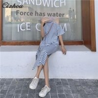 Lười Dài Dưới Đầu Gối Gợi Cảm Ngoài Vai Dây Đeo Váy Ngủ Nữ Phù Hợp Với