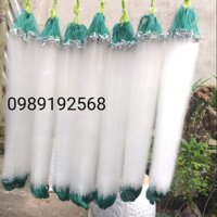 Lưới đánh cá 1 màn mắt lưới 1,5cm cao 70 cm dài 60m bắt cá lồng tong,cá tép