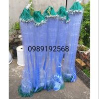 Lưới đánh cá 3 màn then 4 cao 1m dài 50m  bắt cá rô phi cá trắm chép