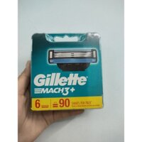 Lưỡi dao cạo gillette mach 3 ( hộp 6 lưỡi)
