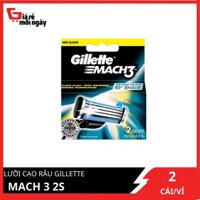 Lưỡi Dao Cạo Gillette Mach3 vỉ 2 lưỡi