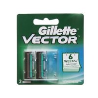 Lưỡi Dao Cạo Râu Gillette Vector Vỉ 2 Cái/4 Cái  Sản Phẩm Chính Hãng