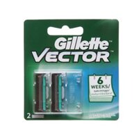 Lưỡi Dao Cạo Râu Gillette Vector 2 Lưỡi (2 cái/ vỉ)