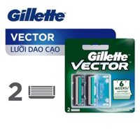 Lưỡi Dao Cạo Râu Gillette Vector Vỉ 2 Cái