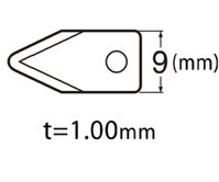 Lưỡi dao cắt tròn NT Cutter BC-1P Spare blade Circle for C-2500P, C-3000GP, CL-100P