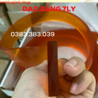 Lưỡi dao gạt mực in lụa 7x50mm lưỡi bằng, cọ in lụa dày 7ly bản rộng 50mm dài 4m/ cuộn