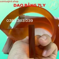 Lưỡi dao gạt mực in lụa 7x50mm lưỡi bằng, cọ in lụa dày 7ly bản rộng 50mm dài 4m/ cuộn