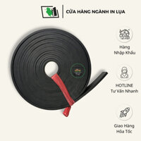 Lưỡi dao gạt mực in lụa cao su đen 1 mét, dày 7mm và 9mm