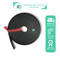 Lưỡi dao gạt mực in lụa cao su đen 1 mét, dày 7mm và 9mm