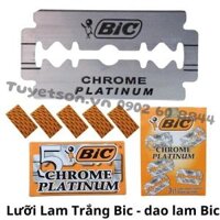 Lưỡi dao lam trắng BIC Chrome Platinum Chính Hãng - lưỡi dao lam cạo râu Bic 0070330701502