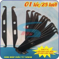 LƯỠI DAO MÓC CẮT CHỈ SỢI-2 ĐẦU (25 cái)