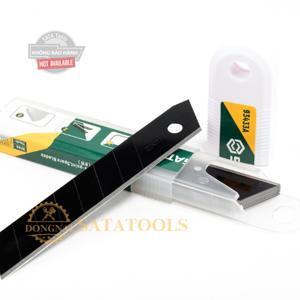 Lưỡi dao rọc thẳng thép SK2 18mm Sata 93433A