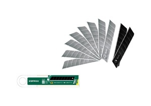 Lưỡi dao rọc thẳng thép SK2 18mm Sata 93433A
