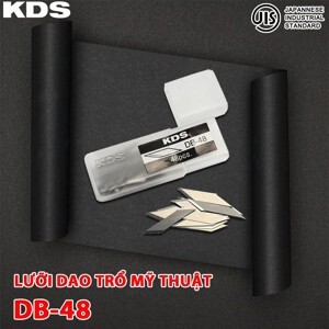 Lưỡi dao trổ kỹ thuật KDS DB-48 24,6 x 4 x 0,38 mm