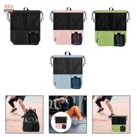 Lưới Dây Rút Ba Lô Nam Nữ Thiết Thực Đơn Giản Di Động Thường Ngày Daypack Để Chạy Bộ Thể Dục Mua Sắm Ngoài Trời Cắm Trại