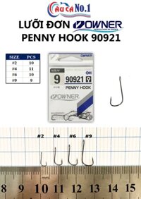 Lưỡi Đơn Owner PENNY HOOK  90921