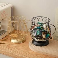 [Lưới đồng phục rỗng] Giỏ trái cây giá trị cao phong cách mới Giỏ đựng đồ ăn nhẹ cao cấp Bắc Âu để bàn Bàn cà phê Đồ trang trí Khay đựng kẹo