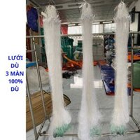 Lưới dù 3 màn, 100%dù, bắt cá to