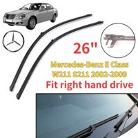 Lưỡi gạt nước kính chắn gió phía trước 26 "2 chiếc cho Mercedes-Benz E Class W211 S211 E200 E220 E270 E280 E300 2002-2009