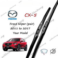Lưỡi gạt nước Mazda CX5 WFront 18 + 24 Bộ / cặp cho 2011 đến 2017 năm CX-5 Cần gạt nước cửa sổ ô tô (loại lai silicon) từ khăn lau