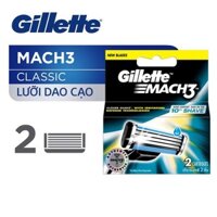 Lưỡi Gillette Mach3 vỉ 2 lưỡi