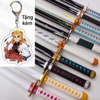 Lưỡi Gỗ Dài 1 Mét Mô hình kiếm gỗ Cosplay katana , kimetsu no yaiba, zoro roronoa onepiece, enma